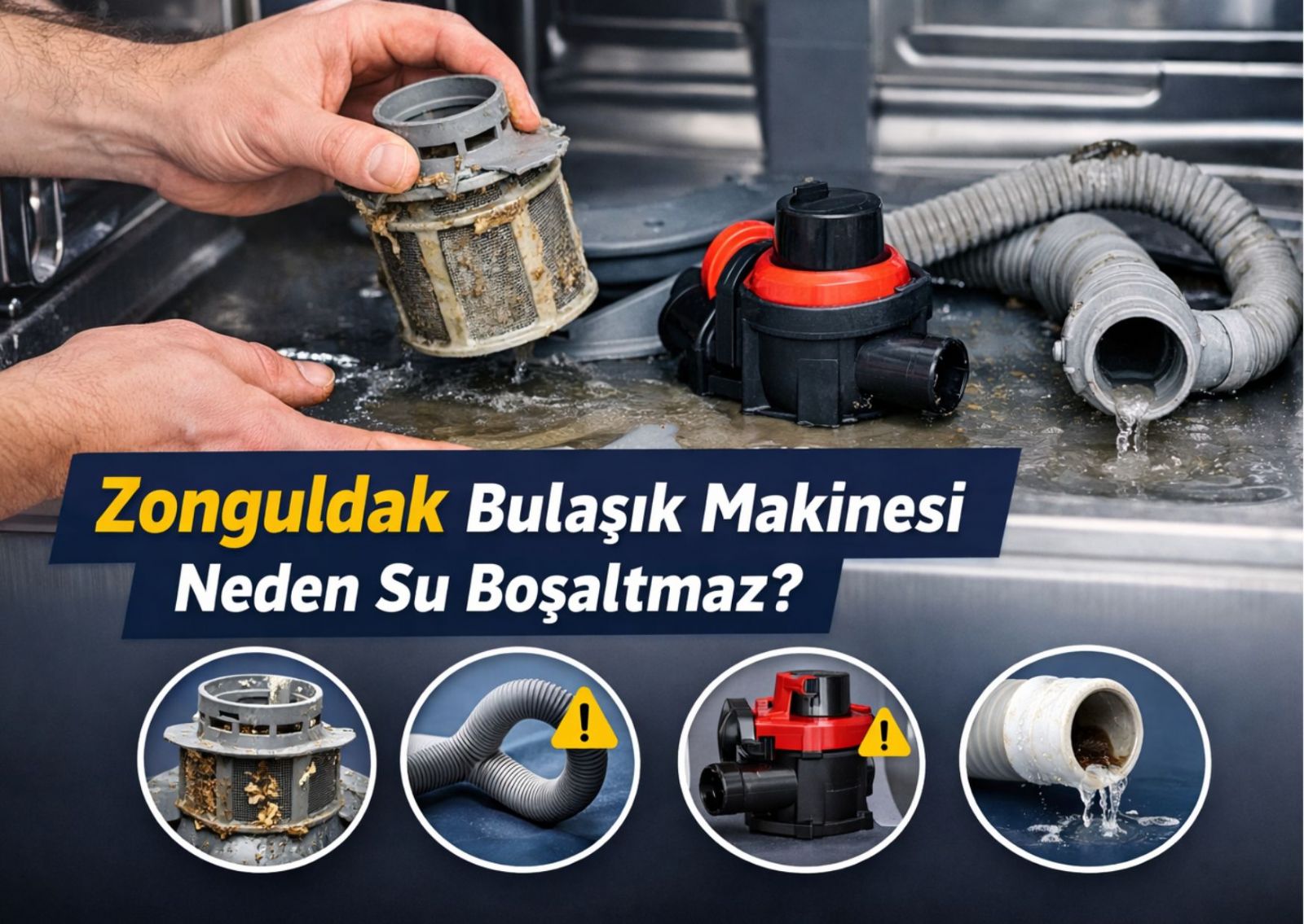 Zonguldak Bulaşık Makinesi Neden Su Boşaltmaz?